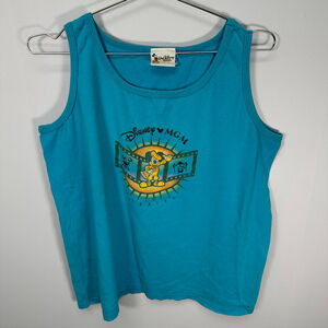 Vintage Disney‎ World MGM Studios Men's Tank Top Large
